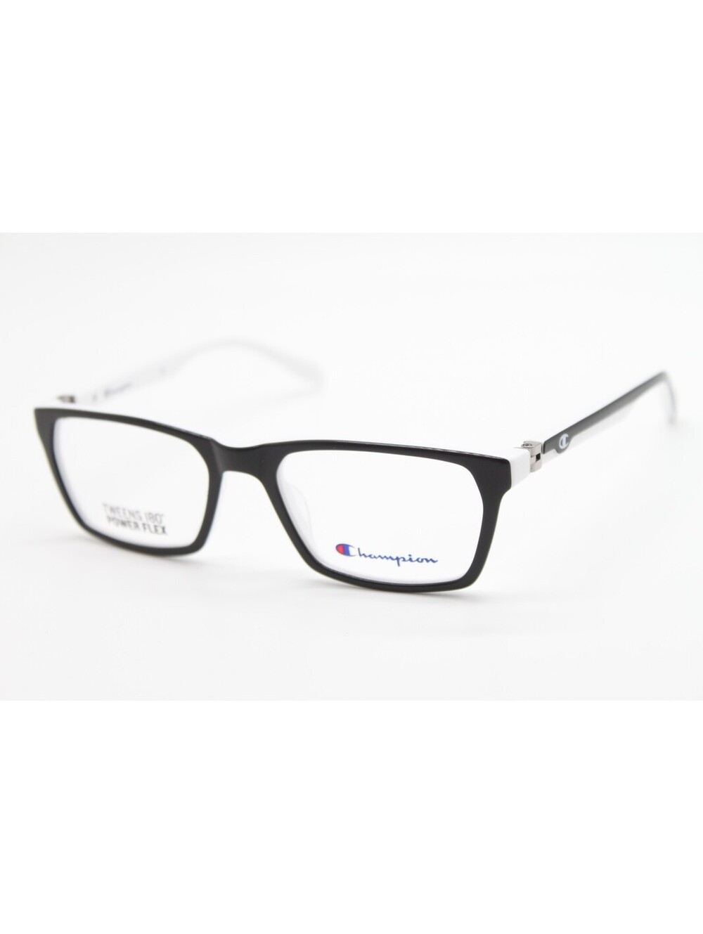 NEW CHAMPION GORDI C02 BLACK WHITE AUTHENTIC EYEGLASSES 51-17